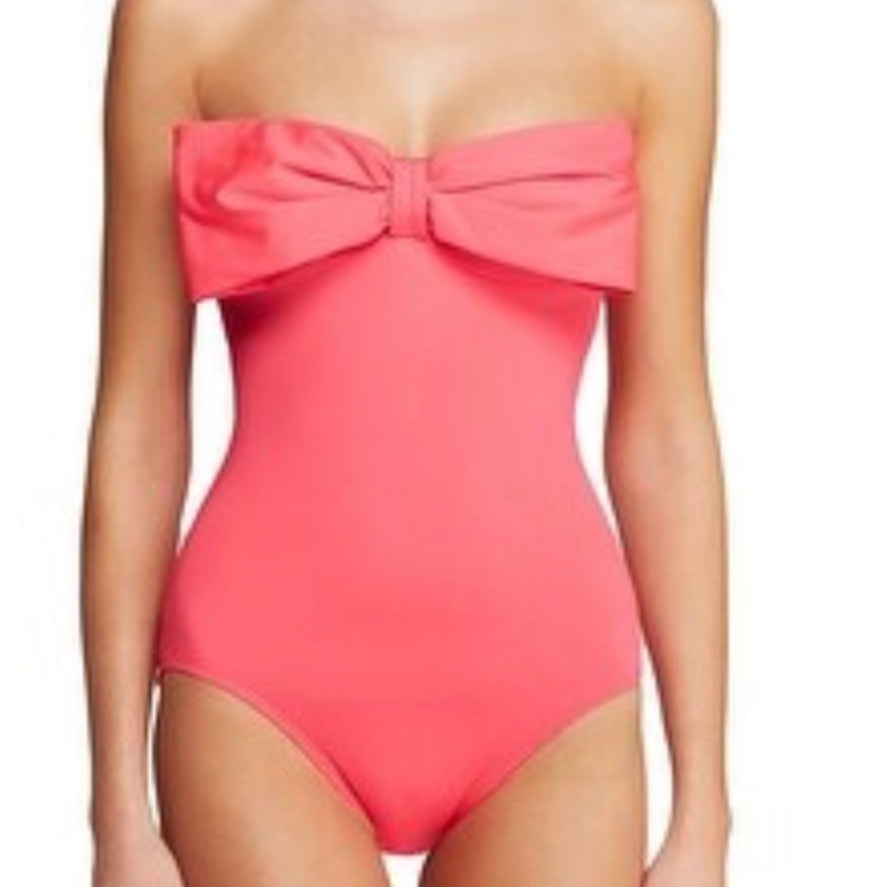 Kate Spade Pink Bow Swimsuit